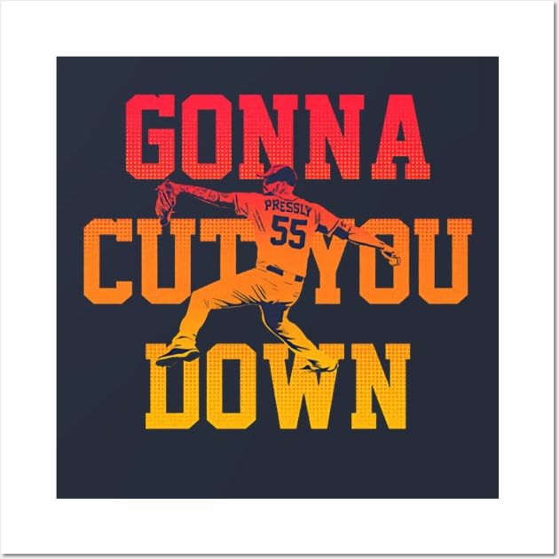 Ryan Pressly Gonna Cut You Down Wall Art by KraemerShop